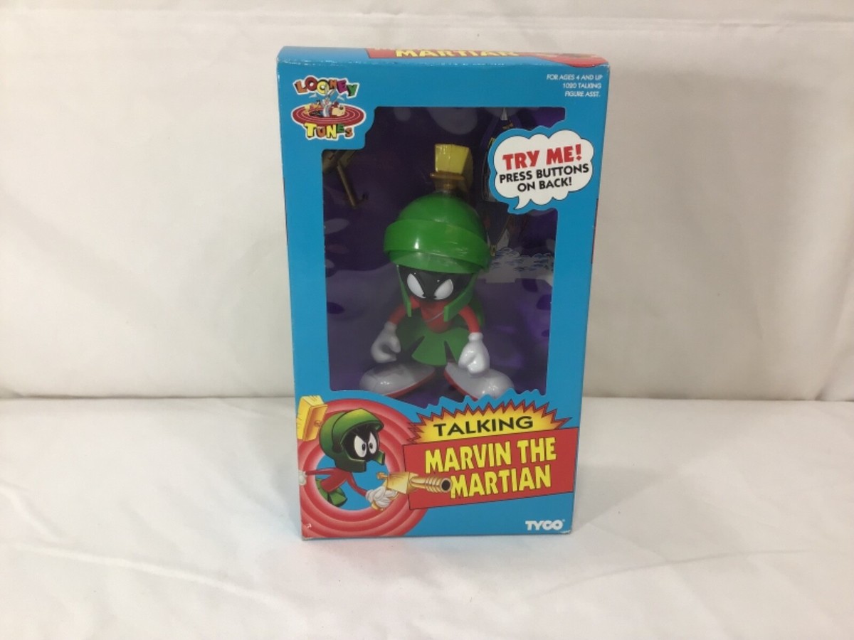1993 Tyco Looney Tunes Marvin the Martian Doll Figure Talking