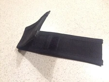 MAGLITE TYPE BLACK FLASHLIGHT NYLON CASE W/ FLAP  FOR A 2 AA CELL FLASHLIGHT NEW