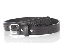 Basketweave Embossed Gun Holster Belt USA CCW 1-1/2"Wide Full Grain USA Leather 