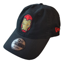 Iron Man Marvel Comics New Era 9Twenty Adjustable Buckle Hat Cap Stark  Black