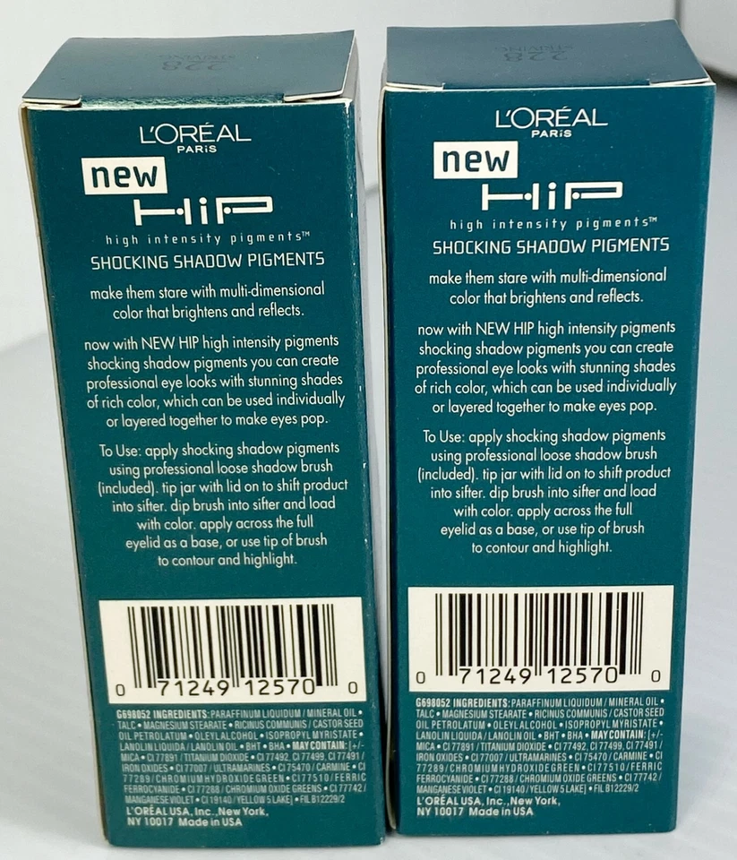 NEW(2) L'Oreal HIP High Intensity Pigments Shocking Shadow Pigments 228 STRIVING - Image 2 of 2