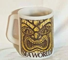 Vtg TIKI Mug SeaWorld FEDERAL GLASS Cup Souvenir Tourist