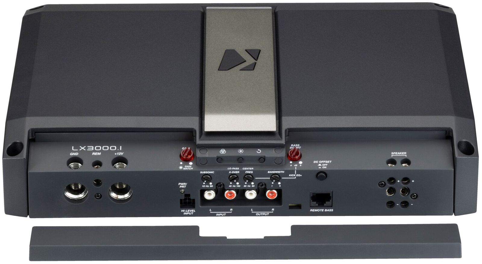 Автомобильный моноусилитель Kicker 51LX30001 мощностью 3000 Вт с Smart Bass Комплект проводов усилителя LX30001