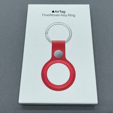 Image of Genuine Apple Airtag FineWoven Key Ring Holder Case - ALL COLOURS - New