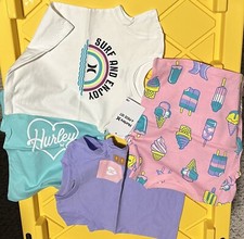 4 Pack Hurley Girls 12m Tops New With Tags