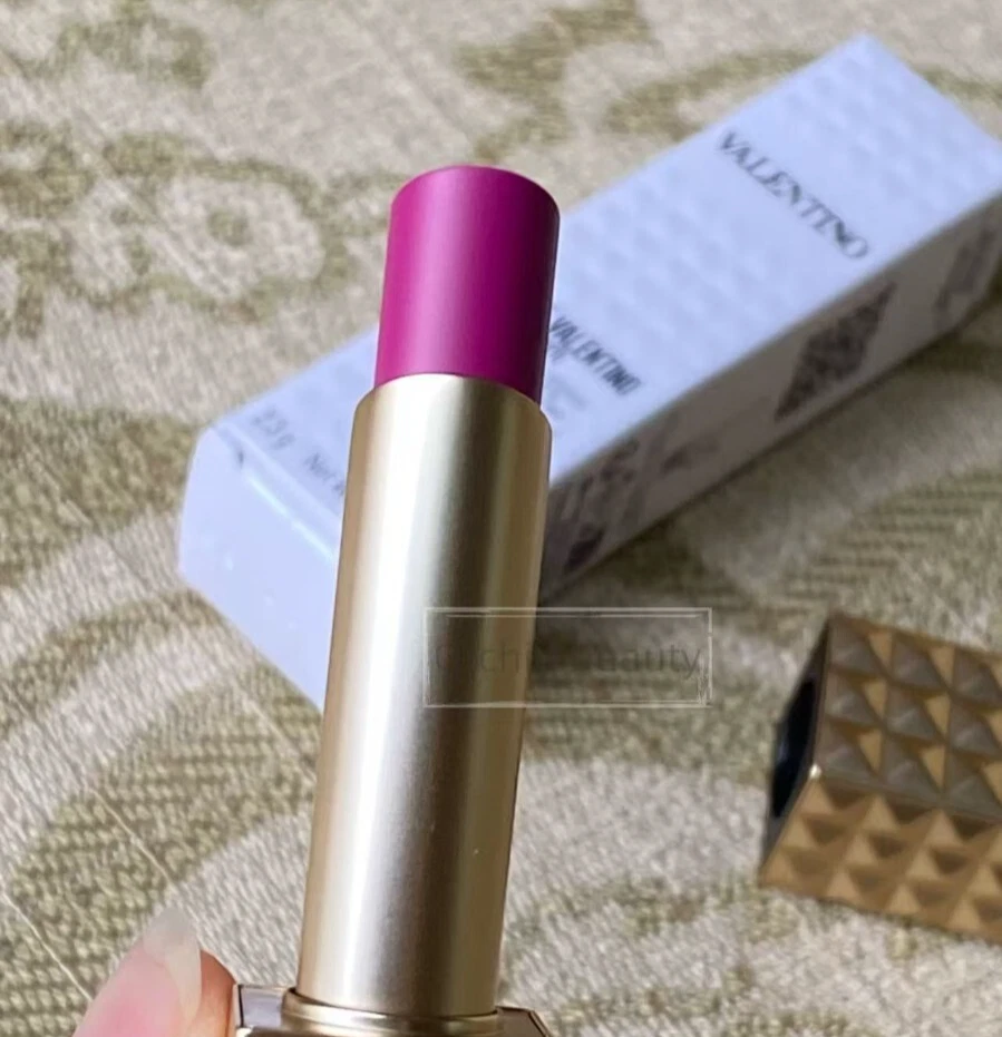 Valentino Spike Buttery Matte Lipstick~302R Pink Is Punk~Full Size~New In Box - Image 3 of 4