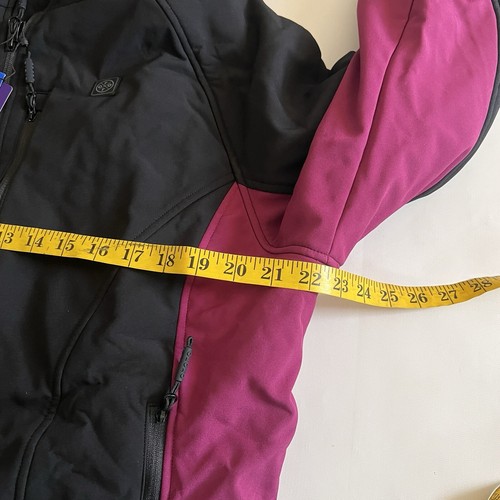 Ororo Women's Heated Jacket Classic Size L Black Purple NEW W BATTERY CHARGER - Picture 7 of 15