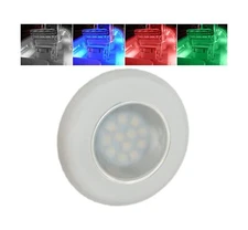 WAVE ONE Flush Mount 3" RGBW Internal Driver Marine LED Courtesy Boat Light |...