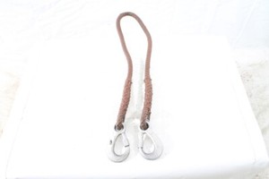 Old Rope 130Cm With Carabiner Rescue Rope Fire Department Gdr Coated Decoration