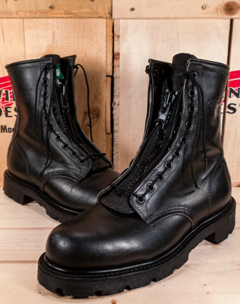 Red Wing 8220 Zip-Up Fire Boots Size 7.5D (Steel Toe) | eBay