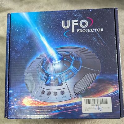 UFO Projector with Starry Blue Effect