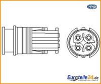 Lambdasonde Magneti Marelli 466016355123 FüR Bmw 1Er 3Er X3