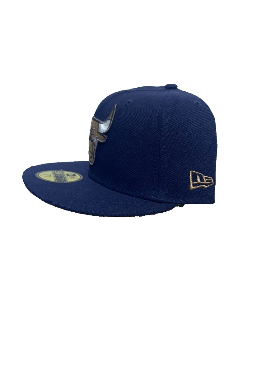 Casquette New Era 59Fifty Fitted Chicago Bulls Navy - 100% Laine, Visière Plate, Taille Fitted | Casquette Lifestyle Officielle NBA