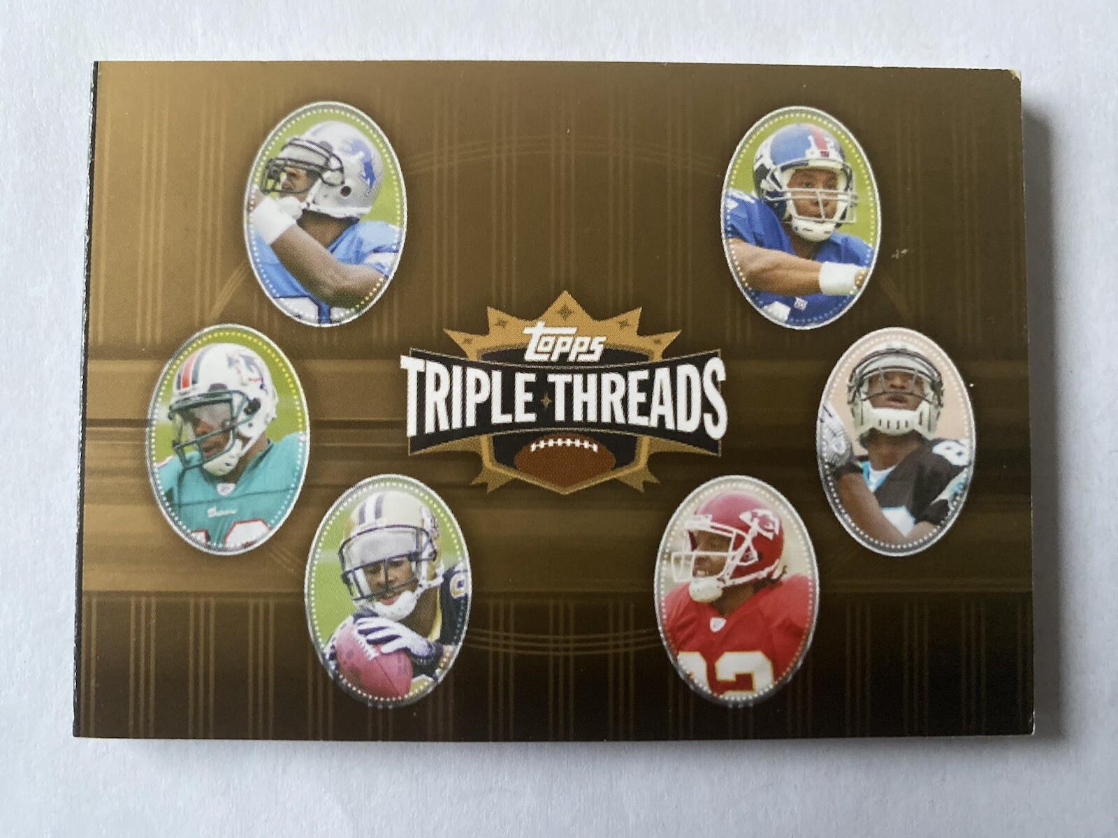 2007 Topps Triple Threads Booklet Ser #ed 6/9!! Calvin Johnson RC  #TTDCR-16