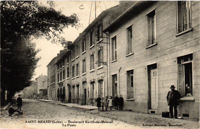 CPA AK St-HÉAND - Boulevard Ravel-de-Maleval - La Poste (487935)