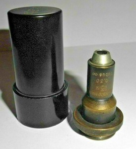Apochromat-15x-0-30-oo-Carl-Zeiss-Jena-M-19-Gewinde-von-1943-2-WK-antik