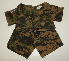 Build a Bear Workshop US Military Army Camouflage Vintage Outfit Clothing