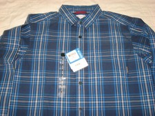 Columbia Vapor Ridge Men's Plaid Long Sleeve Button Up Shirt Medium New Tags