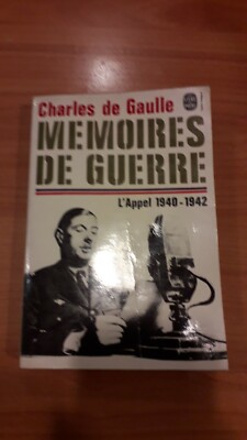 57 Charles de Gaulle  Kriegserinnerungen  Plon  Taschenbuch FRANZÖSISCH