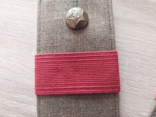 Soviet Old Military Epaulets Senior Sergeant. Army USSR. Soviet Union. # # - Picture 3 of 16