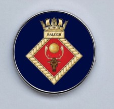 HMS Raleigh Royal Navy Lapel Pin Badge
