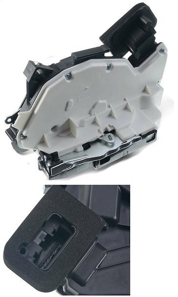 Serrure intérieure de porte arrière gauche pour Skoda Yeti version 2009 à 2017
