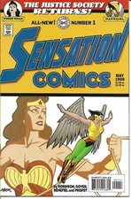 JSA RETURNS SENSATION COMICS #1 DC COMICS 1999 BAGGED AND BOARDED