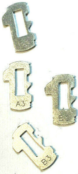 Jeu De Serrures De Porte GM OEM – Cylindres Et Ressorts, Références 323711 à 323715 & 46890 – Neuf, Chrome, Fabriqué Aux USA – Pour Réparation Ou Remplacement