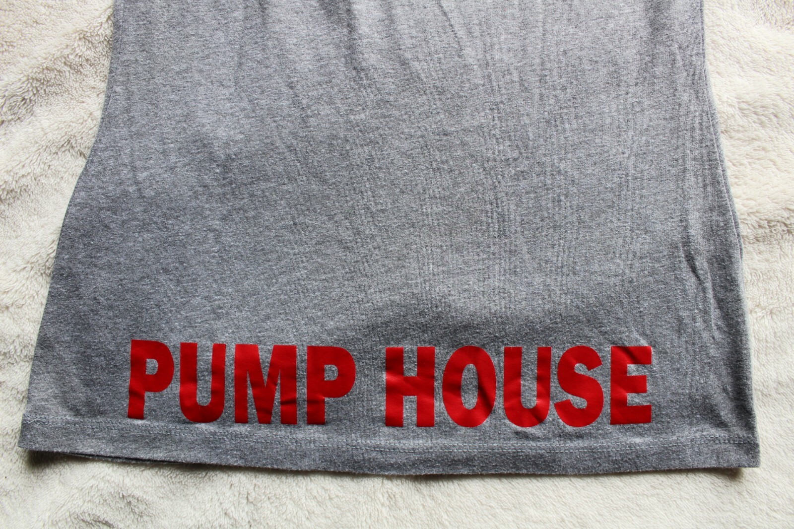 Women's Next Level Gray Coors Light T-Shirt Pump House On Lower Back ~M~ image 5