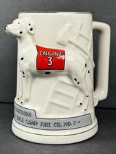 West Paterson New Jersey Rifle Camp Rd Fire Department Engine 3 Beer Stein Mug