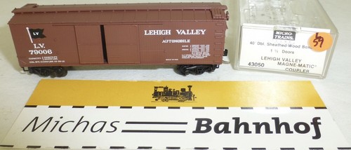 MICRO TRAINS 43050 Lehigh Valley 79006 40' Sheathed Wood Boxcar 1 1/2 N 1:160 #5 | Zustand: Gebraucht