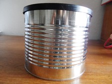 Empty Metal Can For Storage Garage Arts Crafts DIY