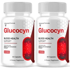 (2 Pack) Glucocyn Glycogen Pills, Glucocyn Advanced Support (120 Capsules)