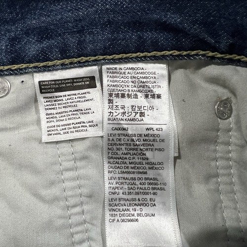 Levi's Women's High Rise Low Pro Straight Jeans Med Wash Size 31 (34X30) NWT - Picture 4 of 11
