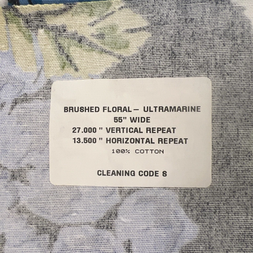 Robert Allen @ Home 2 Piece High Performance ￼ Floral  15 1/2 x 15 1/2” Fabric S - Image 4 of 4