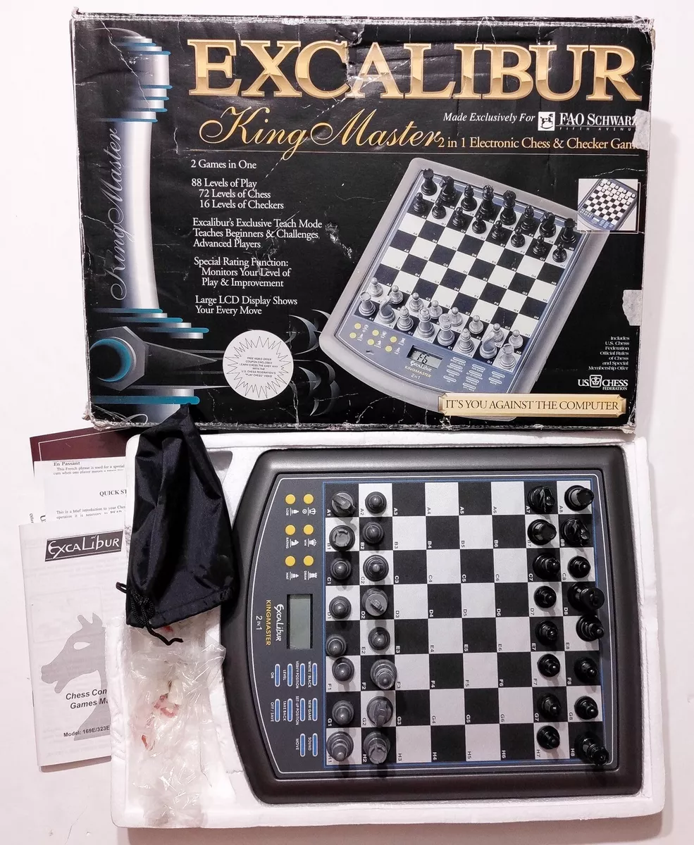 Vintage Excalibur King Master Electronic Chess Game 911E FAO