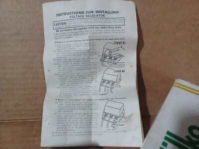 1956 - 1961 Ford Lincoln Mercury Car & Truck Filko Voltage