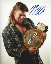 Brian Pillman Jr autographed 8x10 AEW MLW  In Person 4