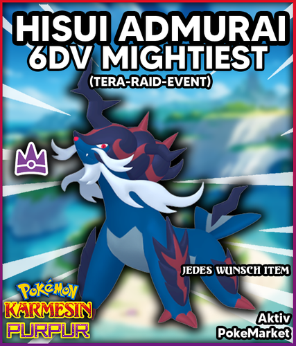 Kyogre Shiny 6DV Pokemon Karmesin Und Purpur Lvl 100 Battle Rdy In