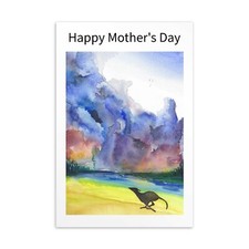 Mothers Day Card Greyhound Whippet Lurcher Italian Gift - CUSTOM TEXT - Gifts