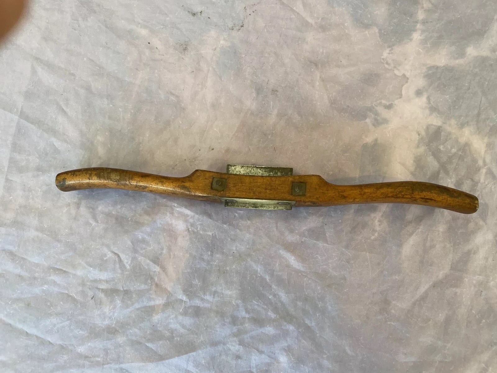VINTAGE TWO HANDED WOODEN STOCK SCRAPER - W 2 1/4” STRAIGHT BLADE | eBay