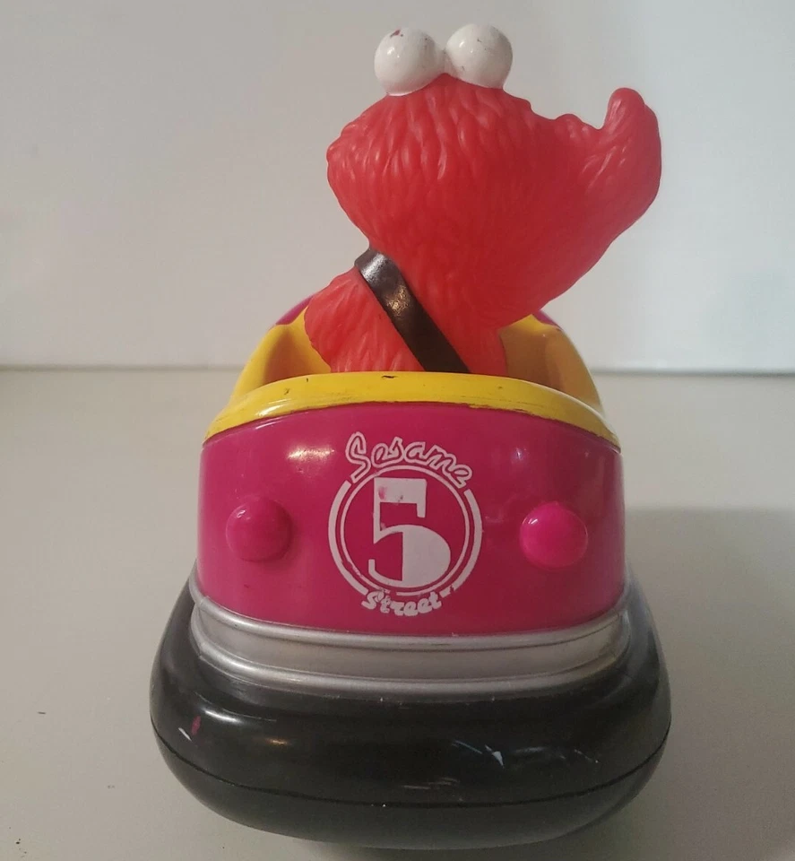 Elmo бампер автомобиля Sesame Street Bump & Go электрический говорить 2002 работает! - Изображение 4 из 4