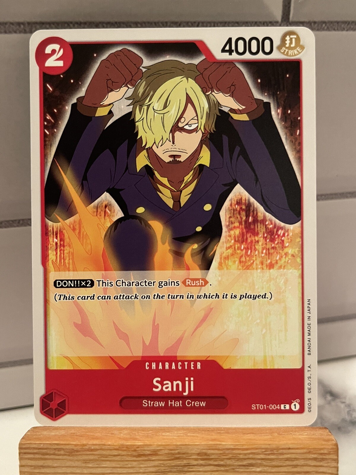 One Piece Card Game Sanji ST01-004