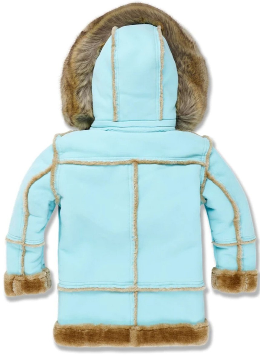 Kids Jordan Craig Denali Shearling Jacket (Light Blue)