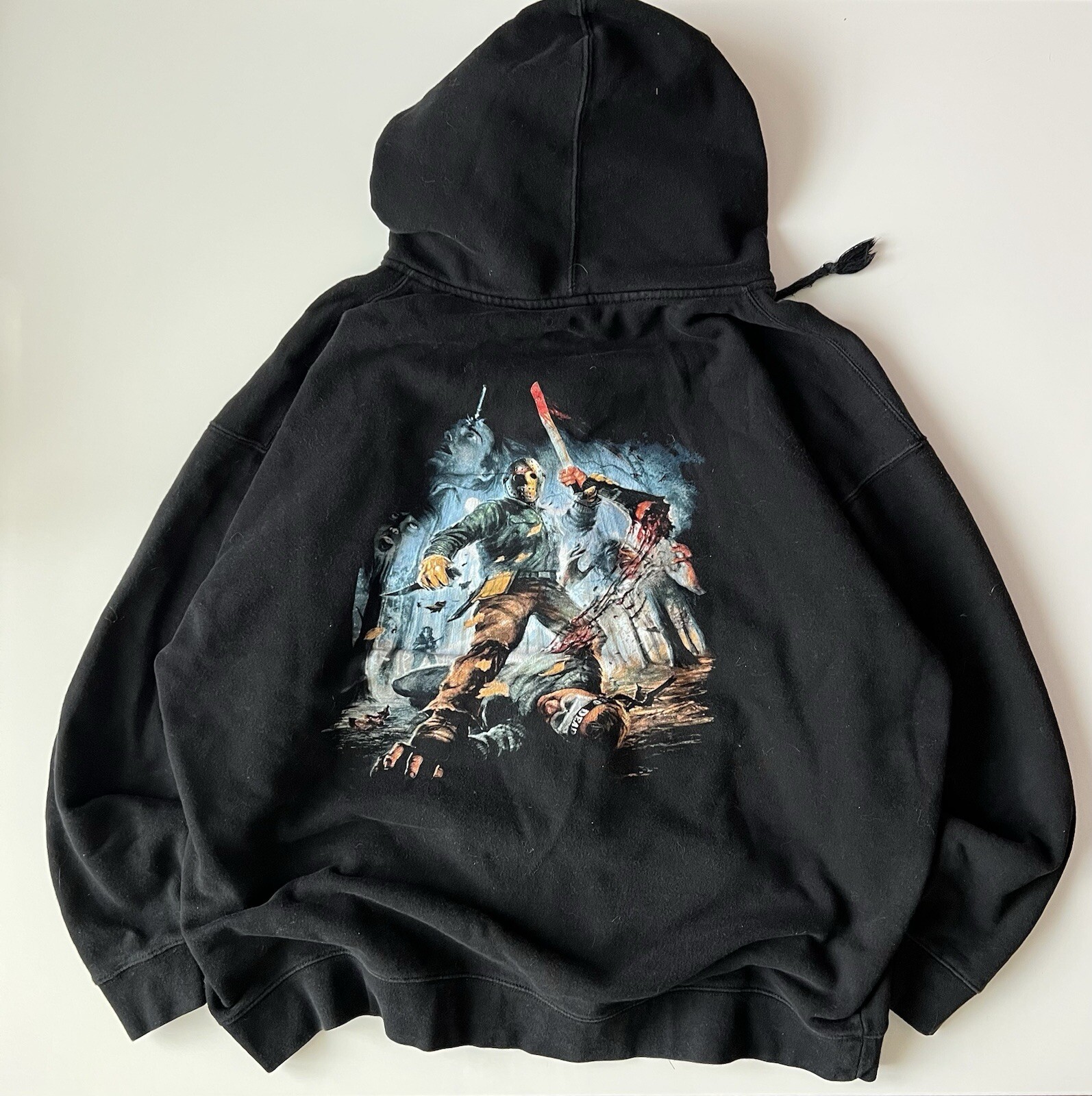 Friday The 13th Jason Lives Cavity Colors Horror Zip Up Hoodie