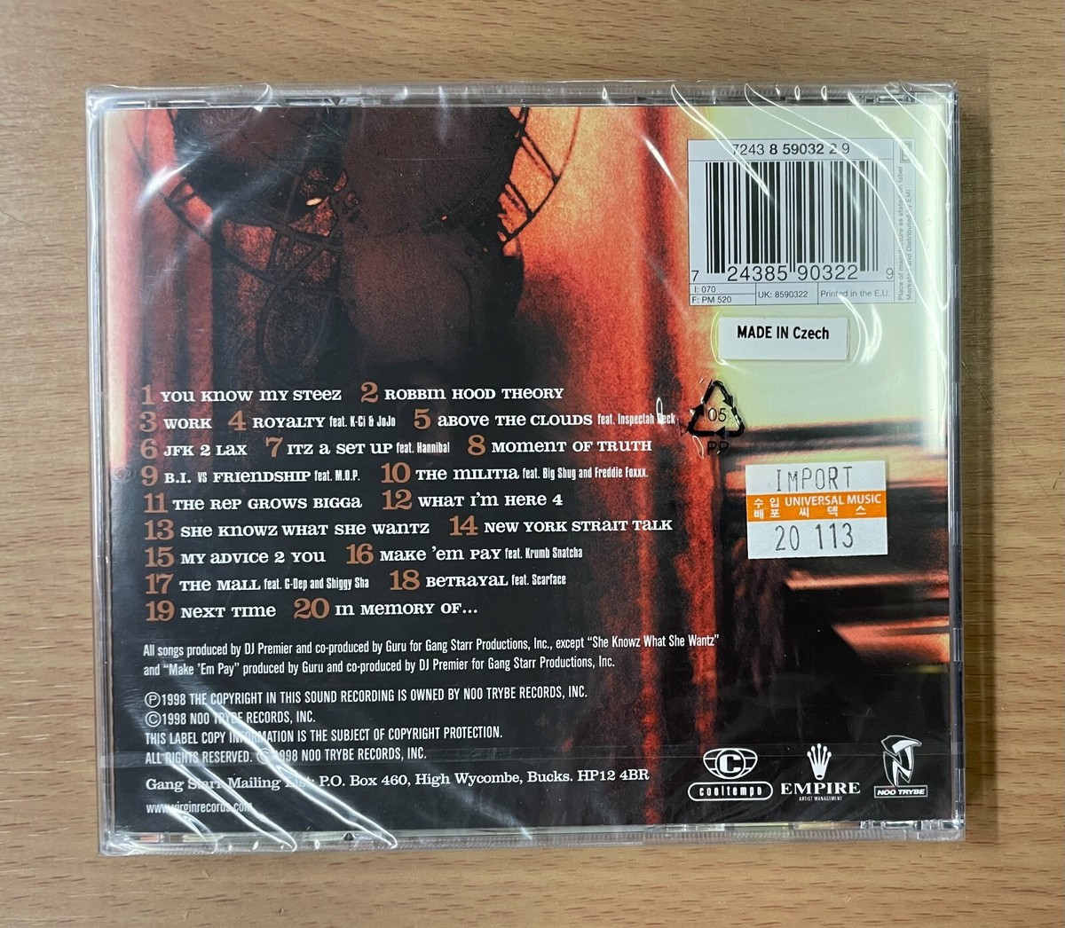 CD) Gang Starr - Moment Of Truth | eBay CD) Gang Starr - Moment Of Truth | eBay