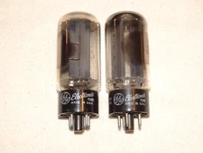 2 x 5u4gb G.E. Rectifier Tubes *Strong Tested Pair*#6