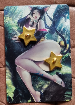 Doppelseitige Anime Waifu Karte Spicy Lewd Hot Custom Extrem Selten
