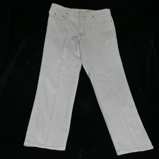 Guess Mens Jeans Beige Denim 38x30 Made In USA in 90s Retro Y2K Understated FLAW