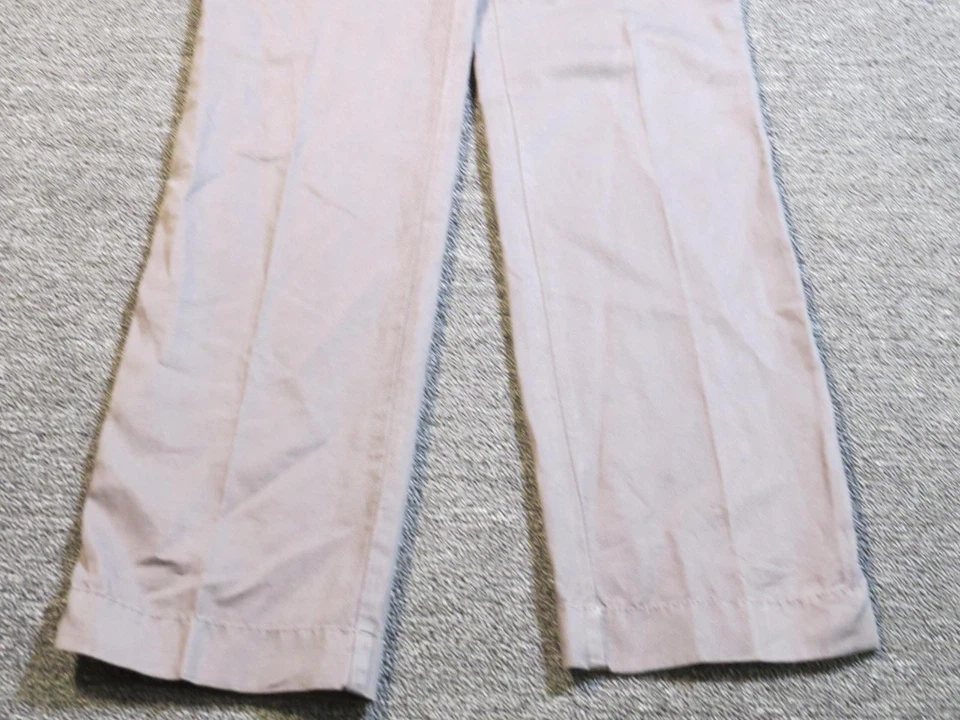 Pantalones J Crew Para Mujer 0 Gris City Fit Belmarin Algodón Lino Pierna Recta Informales Foto 3 de 4